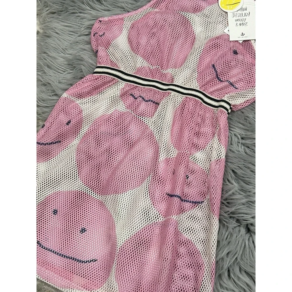 Noé & Zoë Girls Pink Smiley Net Dress‎ Size 10Y ($63) Swim Suit Cover Up